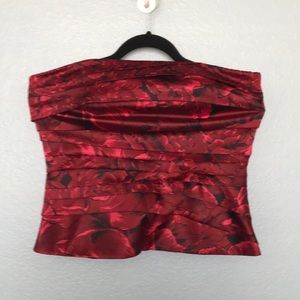 White House Black Market strapless bustier/shell